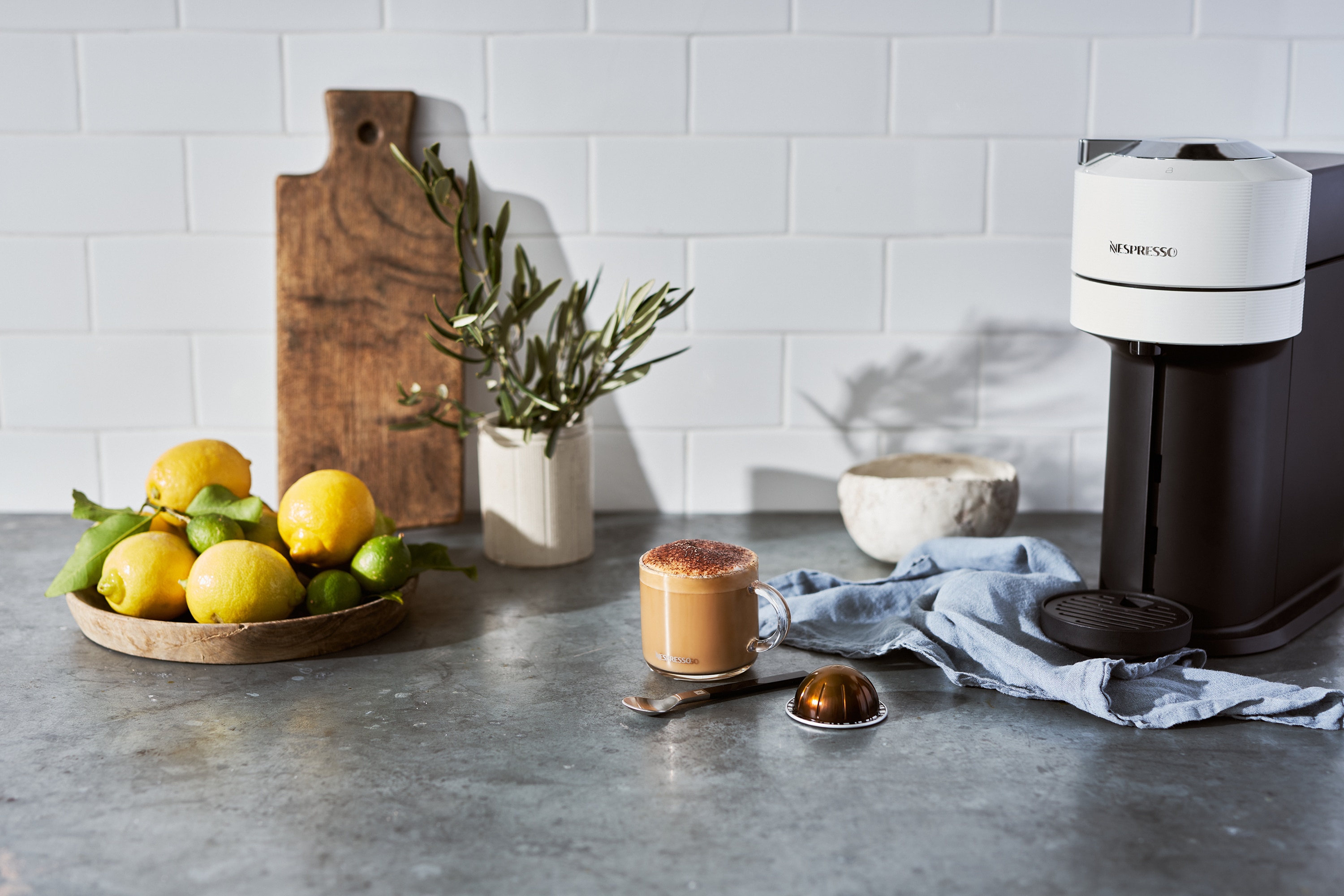 Nespresso machine for clearance cappuccino